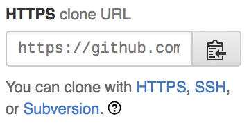 Clone URL